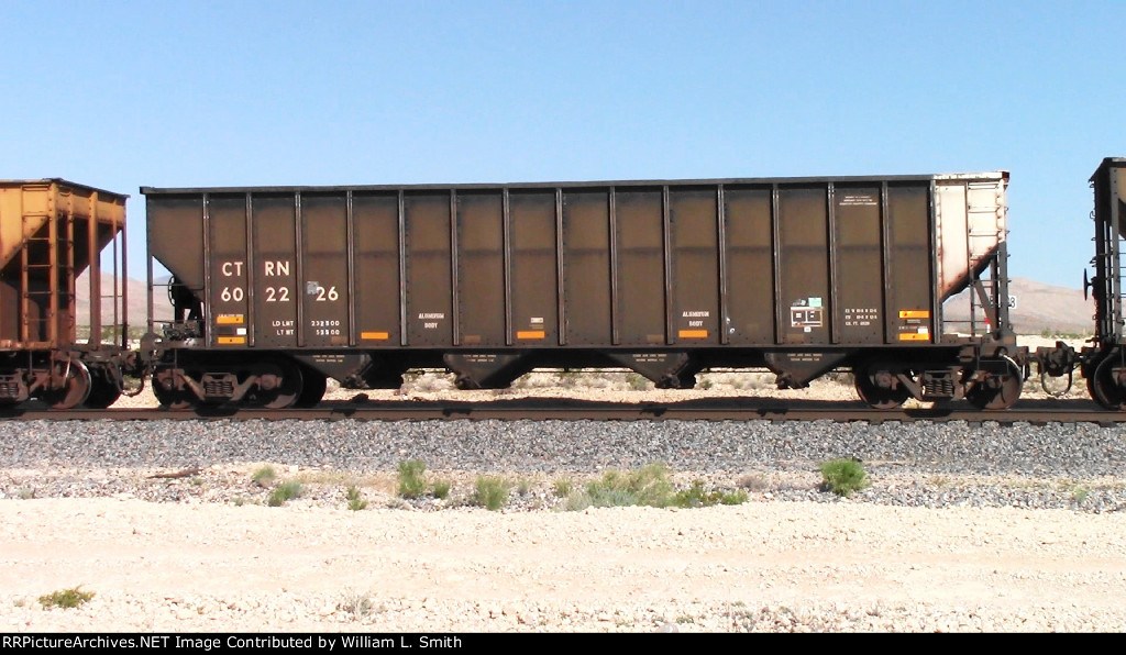 EB Unit Empty Hooper Car Frt at Erie NV -31